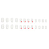 12 Sizes-24 Pcs Press On Nails W864
