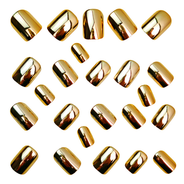 12 Sizes-24 Pcs Press On Nails Y1461