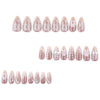 12 Sizes-24 Pcs Press On Nails JP3857