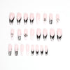 12 Sizes-24 Pcs Press On Nails JP1598