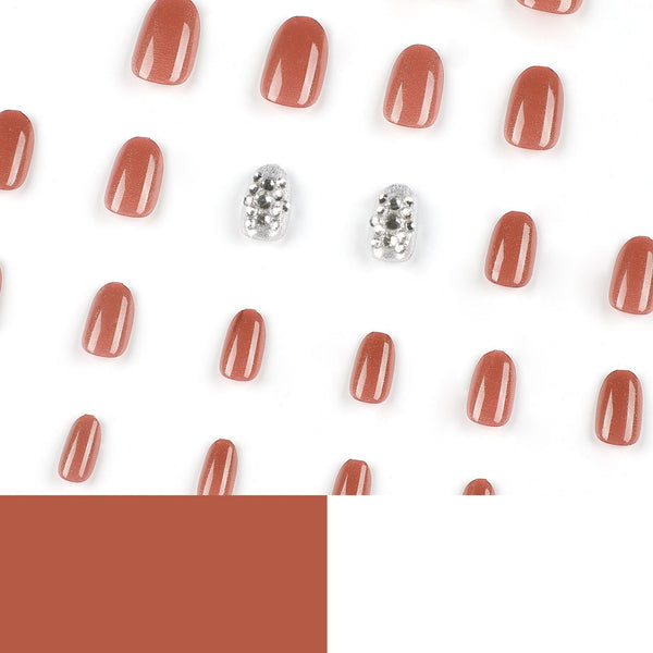 12 Sizes-24 Pcs Press On Nails JP2327
