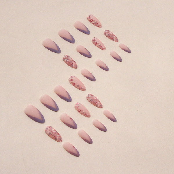 12 Sizes-24 Pcs Press On Nails W638