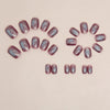 12 Sizes-24 Pcs Press On Nails W1433
