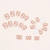 12 Sizes-24 Pcs Press On Nails W826