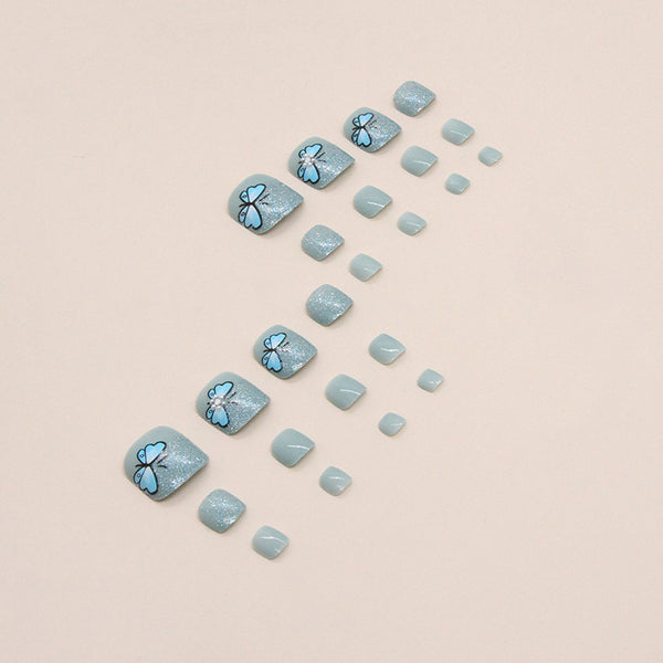12 Sizes-24 Pcs Press On Nails F077