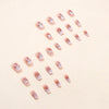 12 Sizes-24 Pcs Press On Nails R709