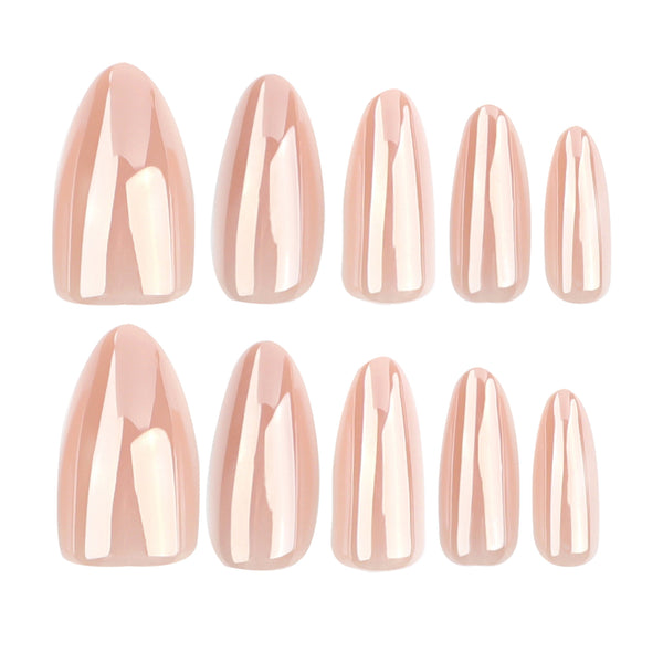 Glamhalo Premiere 30pcs Press On Nails – Eco-Friendly Perfect Fit - GD10