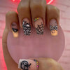 12 Sizes-24 Pcs Press On Nails Z718