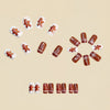12 Sizes-24 Pcs Press On Nails Y1205