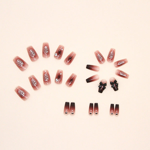 12 Sizes-24 Pcs Press On Nails Z570