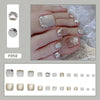 12 Sizes-24 Pcs Press On Nails F050