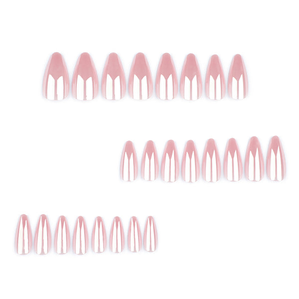 12 Sizes-24 Pcs Press On Nails DIY35