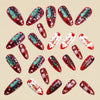 12 Sizes-24 Pcs Press On Nails Y1240