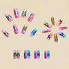12 Sizes-24 Pcs Press On Nails Y649