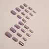12 Sizes-24 Pcs Press On Nails W1328
