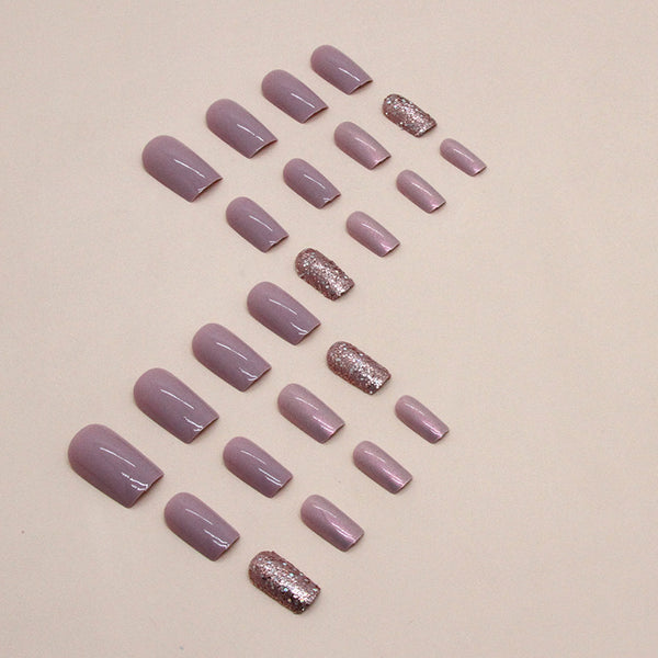 12 Sizes-24 Pcs Press On Nails W1328