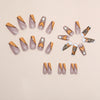 12 Sizes-24 Pcs Press On Nails W1246