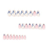 12 Sizes-24 Pcs Press On Nails JP3757