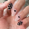 12 Sizes-24 Pcs Press On Nails JP1362