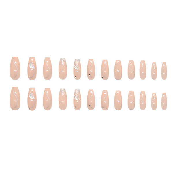 12 Sizes-24 PcsPress On Nails Z1145