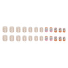 12 Sizes-24 Pcs Press On Nails W1444