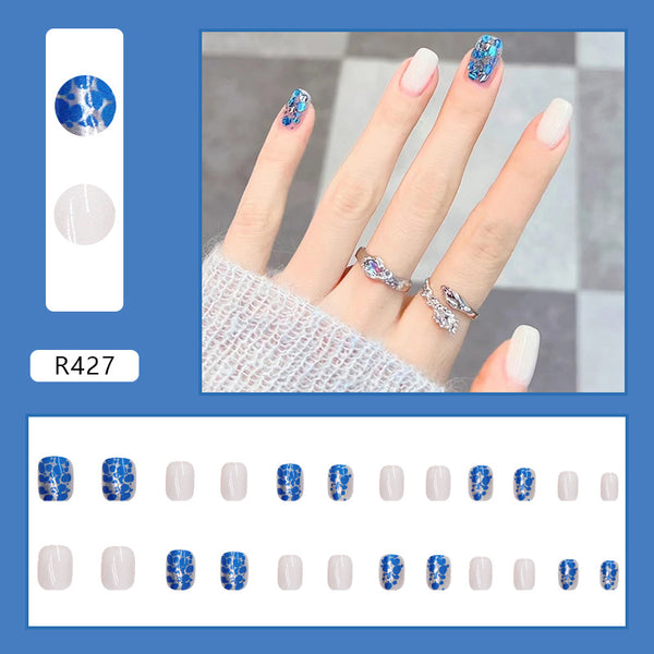 12 Sizes-24 Pcs Press On Nails R402
