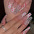 12 Sizes-24 Pcs Press On Nails W097