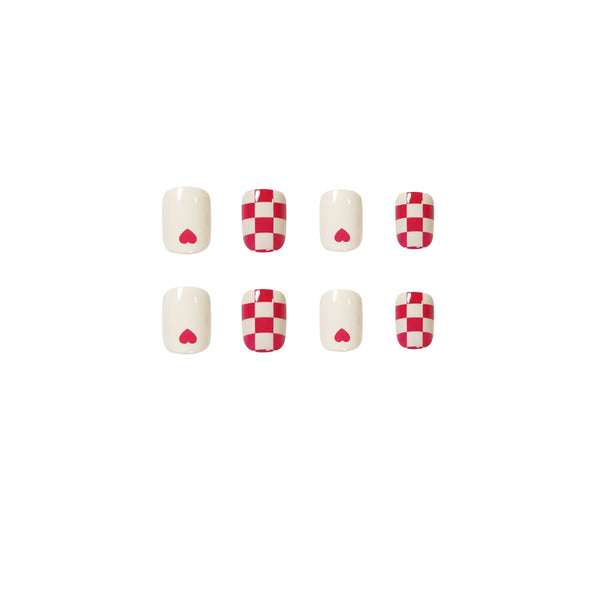 12 Sizes-24 Pcs Press On Nails JP1374