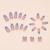 12 Sizes-24 Pcs Press On Nails W1554
