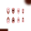 12 Sizes-24 Pcs Press On Nails C1427