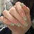 12 Sizes-24 Pcs Press On Nails Z207
