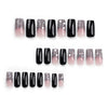 12 Sizes-24 Pcs Press On Nails JP3039