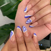 12 Sizes-24 Pcs Press On Nails JP3121