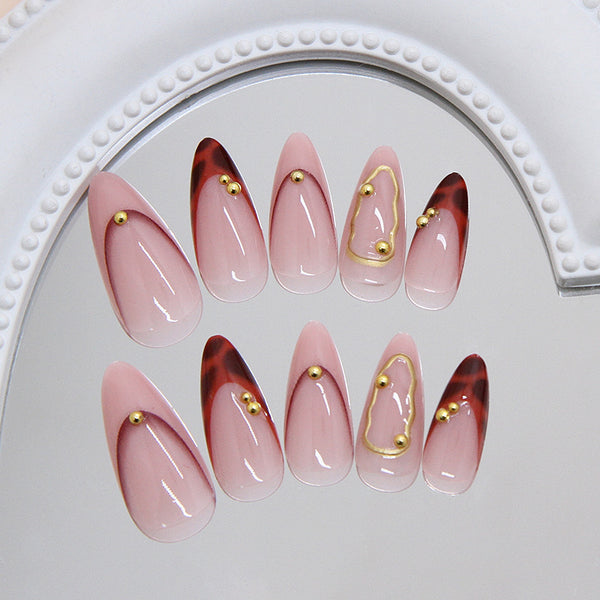 12 Sizes-24 Pcs Press On Nails Z1283