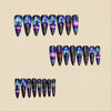12 Sizes-24 Pcs Press On Nails Y1140