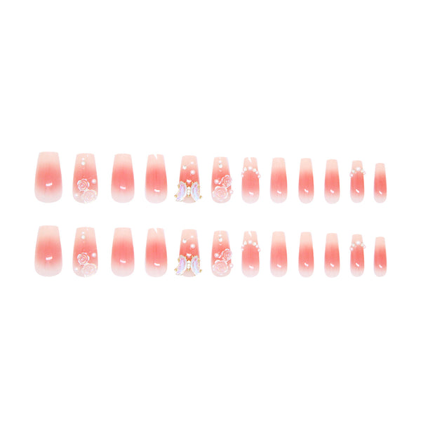 12 Sizes-24 PcsPress On Nails Z1135