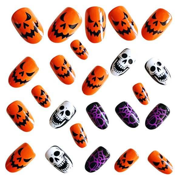 12 Sizes-24 Pcs Press On Nails Y1178