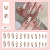 12 Sizes-24 Pcs Press On Nails R481