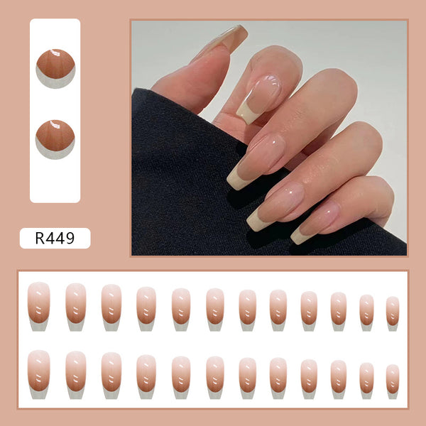 12 Sizes-24 Pcs Press On Nails R441