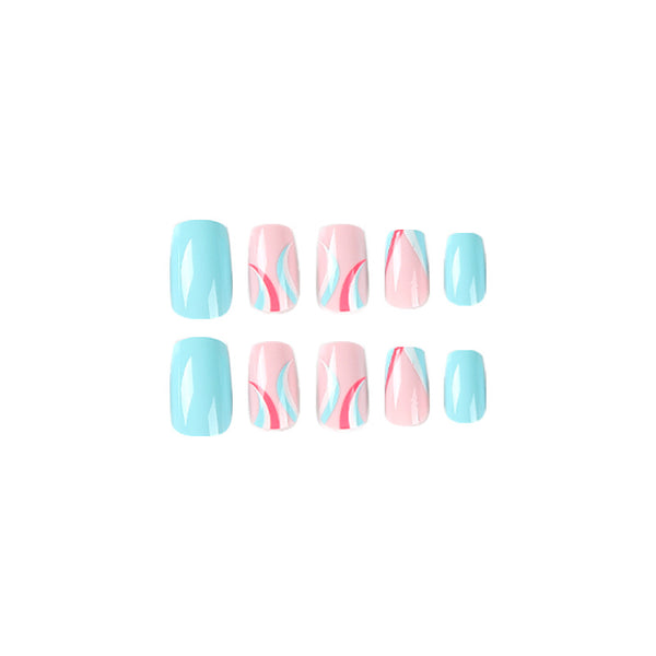 12 Sizes-24 Pcs Press On Nails JP2404