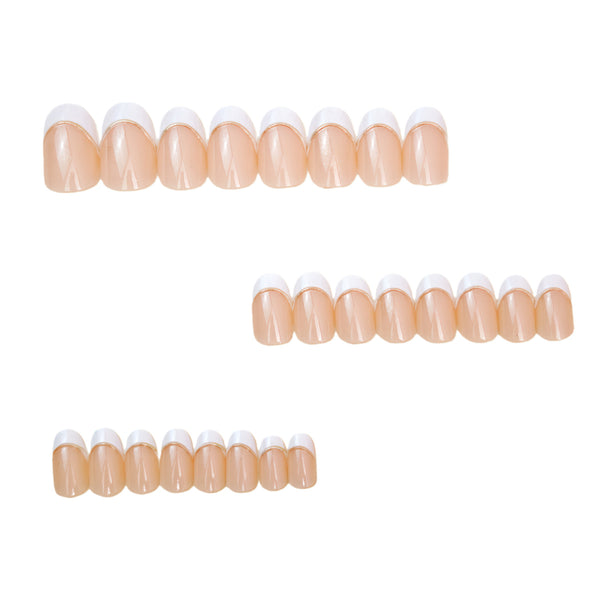 12 Sizes-24 Pcs Press On Nails Y1487