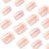 12 Sizes-24 Pcs Press On Nails JP2607