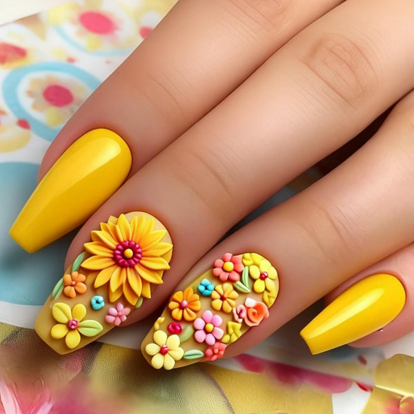 12 Sizes-24 Pcs Press On Nails Y821-2