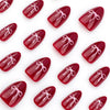 12 Sizes-24 Pcs Press On Nails JP3639