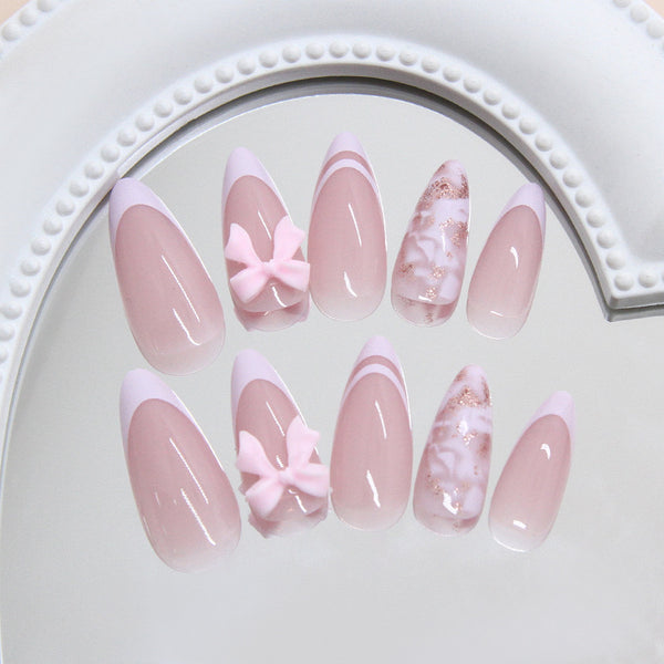 12 Sizes-24 Pcs Press On Nails Z1066