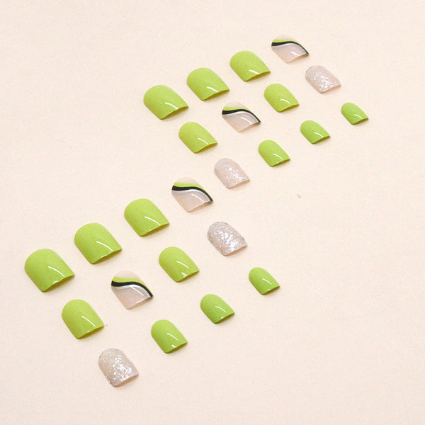 12 Sizes-24 Pcs Press On Nails W554