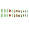 12 Sizes-24 Pcs Press On Nails W1635