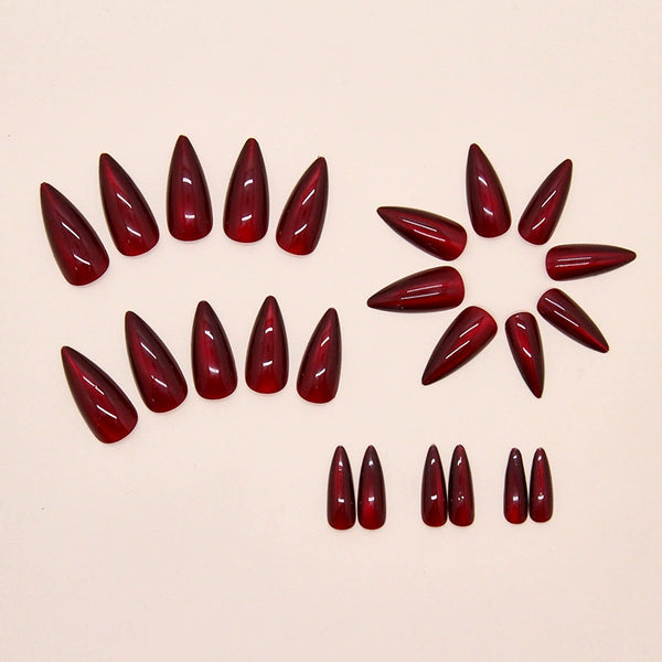 12 Sizes-24 PcsPress On Nails W1885
