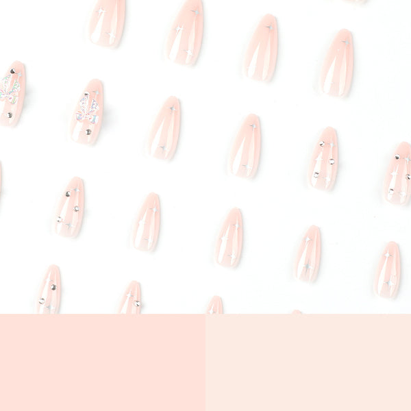 12 Sizes-24 Pcs Press On Nails JP2417