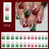 12 Sizes-24 Pcs Press On Nails C715